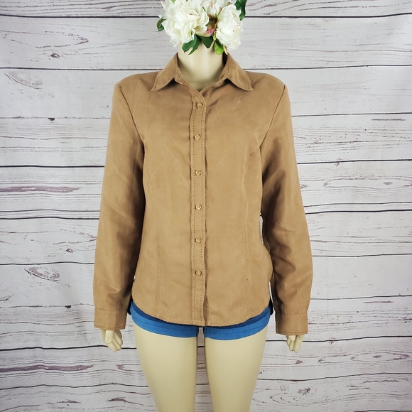 st. johns bay medium button shirt ( 5 for $20 ) - Picture 4 of 8